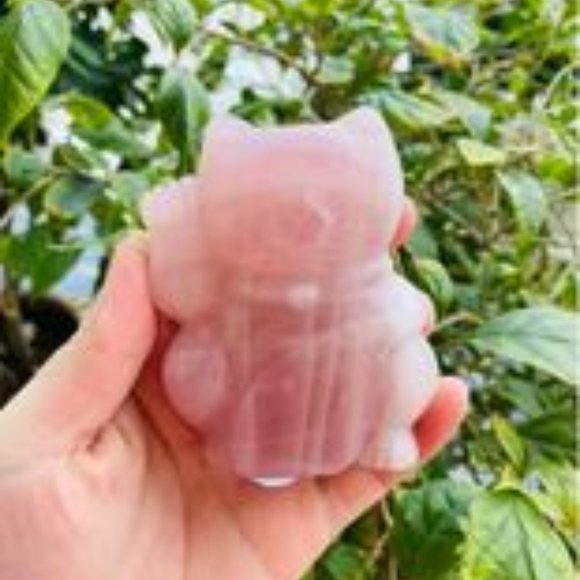 Other - 4' Rose Quartz Lucky Feng shui meniko meniko